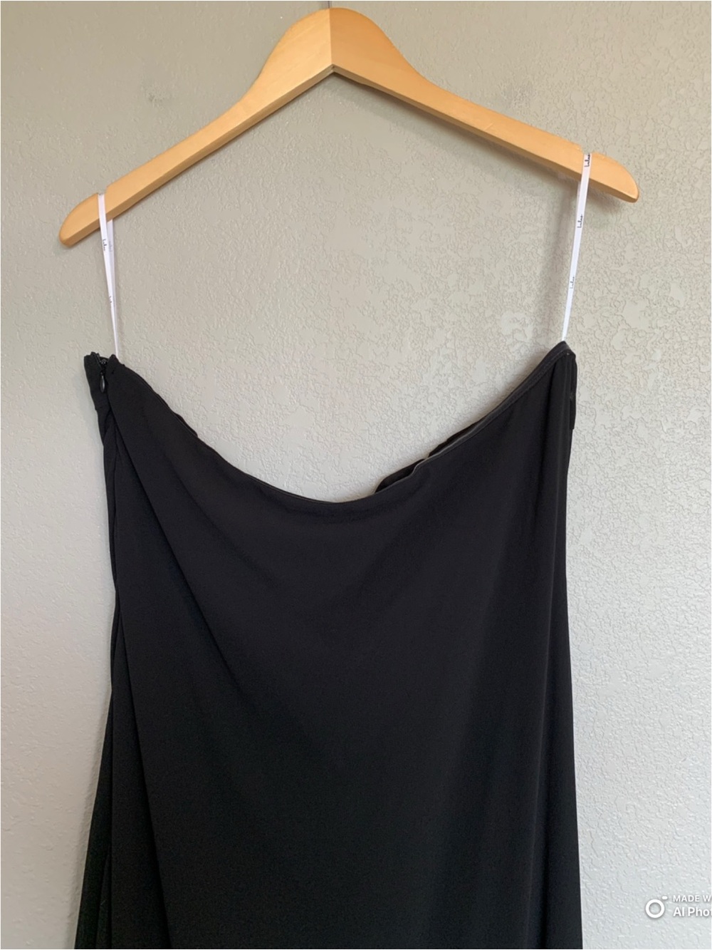Lulus XL Rawya Black Strapless Maxi Dress and Scarf Set NWT Formal Party Dress - Picture 7 of 17